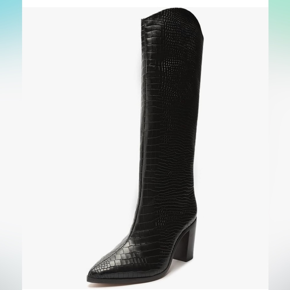 SCHUTZ Women's Maryana Block Boots 9.5 NEW - Unworn